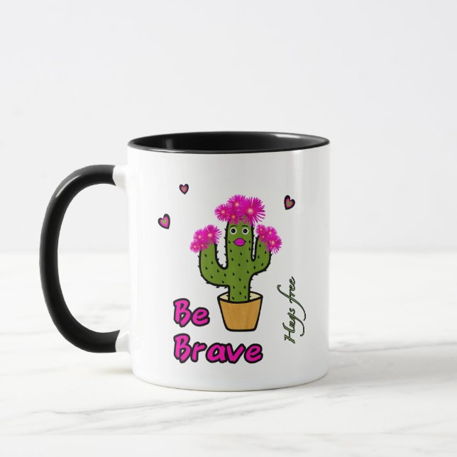 Niedliche Kaktusfrau Tasse (Links)