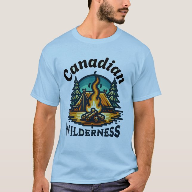 Niedliche kanadische Wildnis Niedlich/ personalisi T-Shirt (Vorderseite)