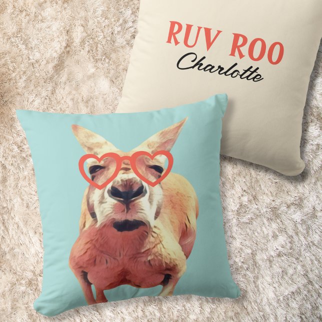 Niedliche Kangaroo Liebe Girls Room Wire Cushion Kissen (Von Creator hochgeladen)