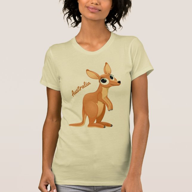 Niedliche Kangaroo-Shirts und Jacken (Vorderseite)