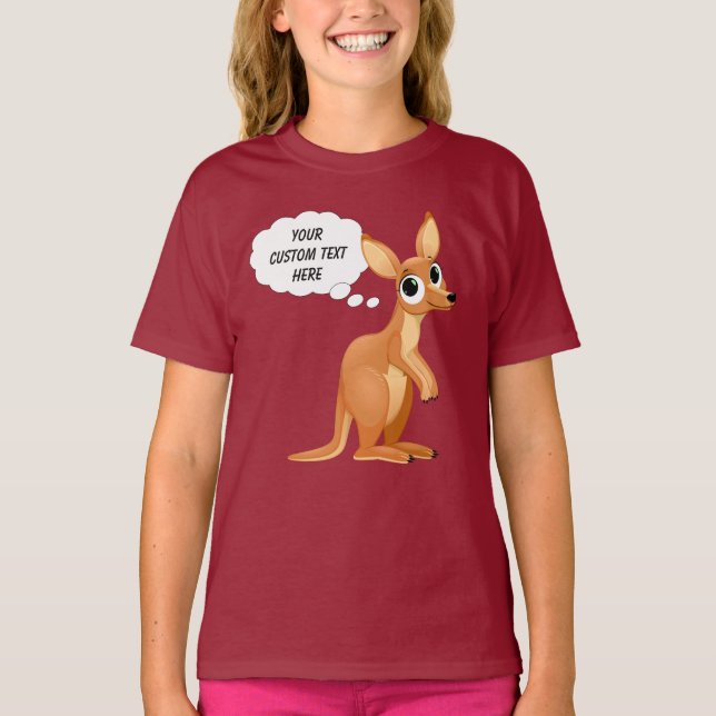 Niedliche Kangaroo-Shirts und Jacken (Vorderseite)