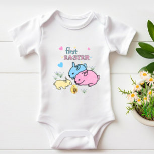 Niedliche Kaninchen Baby Strampler