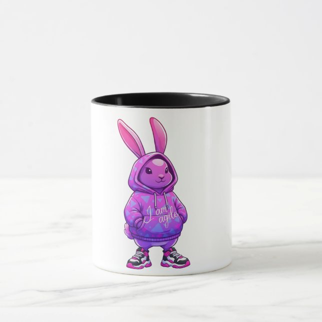 Niedliche Kaninchendarstellung | Custom Bunny Coff Tasse (Zentrum)