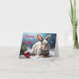 Niedliche Kaninchenkarte Karte