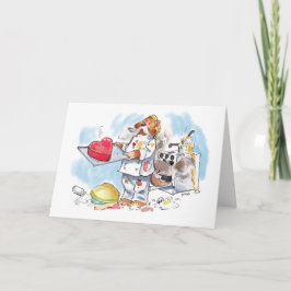 niedliche Karte Cartoonotter-Koch Valentines Tages