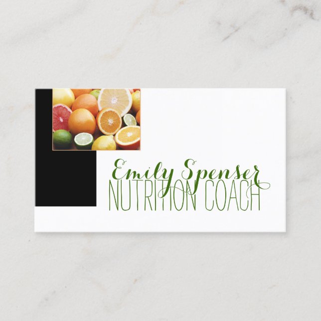 Niedliche Karte für gesunde Lebensernährungen (Vorderseite)