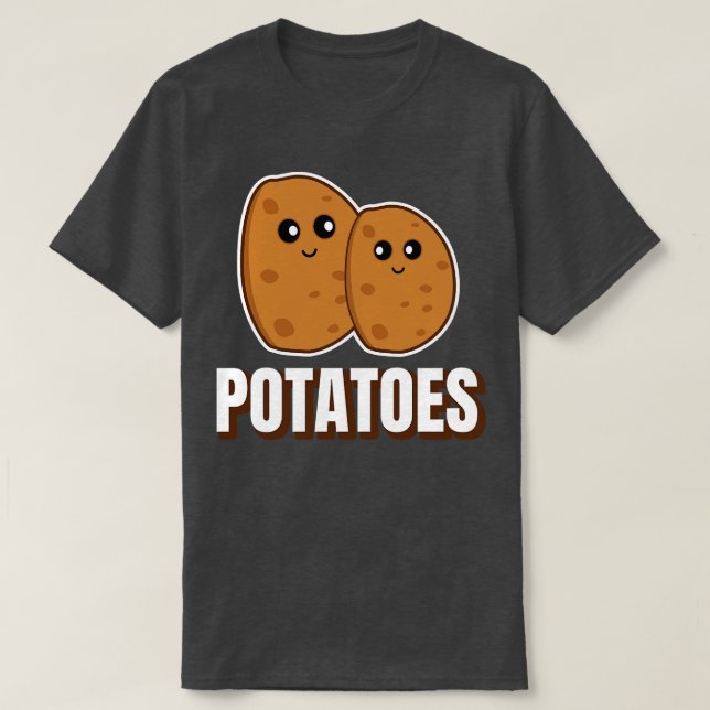 Niedliche Kartoffeln T-Shirt (Design vorne)