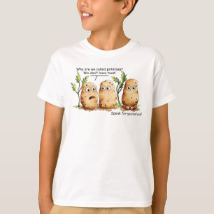 Niedliche Kartoffeln Tos Funny Potato Pun Boy T - T-Shirt