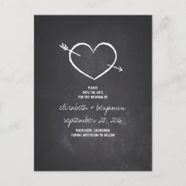 Niedliche Karton-Save the Date-Postkarten Ankündigungspostkarte