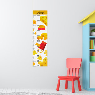 Niedliche Käsewachstumsdiagramme für Mädchen Poster
