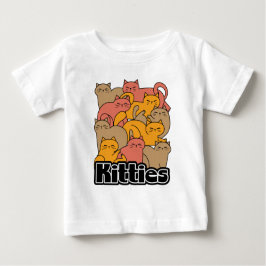 Niedliche Kätzchen Design - Adventure Cat Art Baby T-shirt