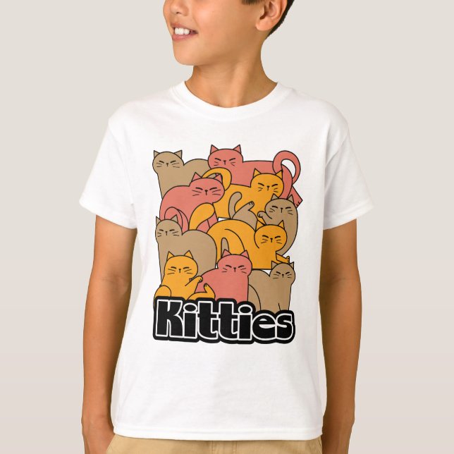 Niedliche Kätzchen Design - Adventure Cat Art T-Shirt (Vorderseite)