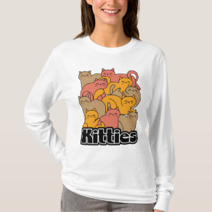 Niedliche Kätzchen Design - Adventure Cat Art T-Shirt