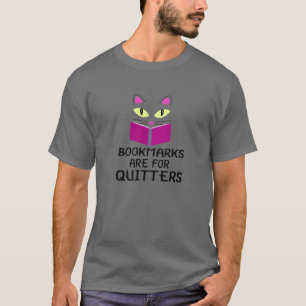 Niedliche Kätzchen-Lesezeichen sind für Quitts T-Shirt