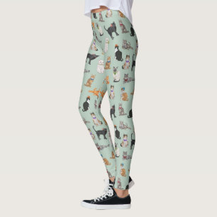 Niedliche Kätzchen Muster Leggings