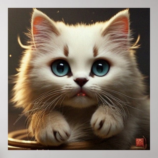 Niedliche Kätzchen Poster (Vorne)