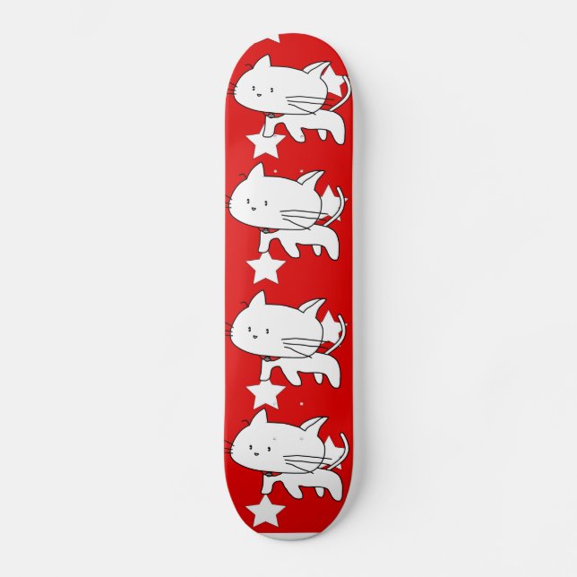Niedliche Kätzchen-Skateboards Skateboard (Vorderseite)