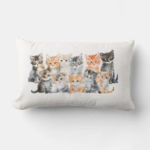Niedliche Kätzchen T - Shirt - Fun Cat Lover Gesch Lendenkissen