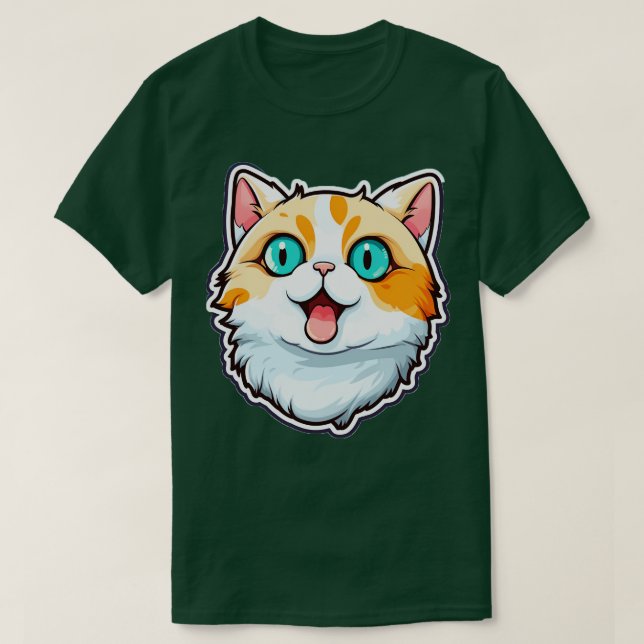 Niedliche Katze 26 T-Shirt (Design vorne)