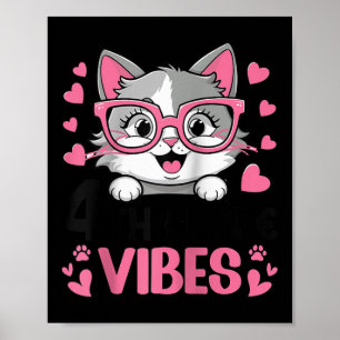 Niedliche Katze 4. Klasse für Mädchen - 1. Tag Poster