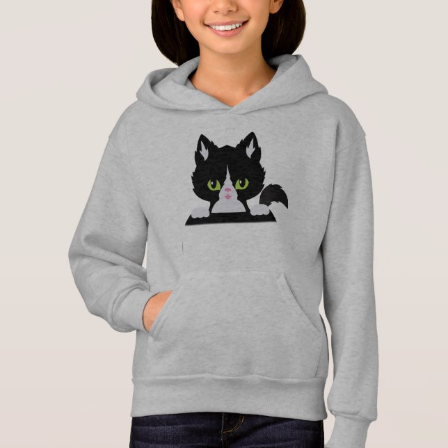 Niedliche Katze, Adorable Cat Mama Katze Liebhaber Hoodie (Vorderseite)