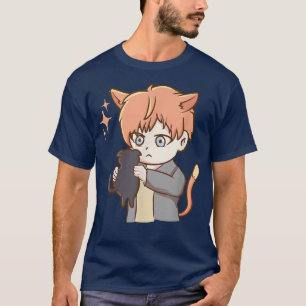Niedliche Katze - Anime Otaku Girl Ästhetik Japan  T-Shirt