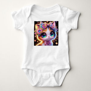 Niedliche Katze Baby Strampler