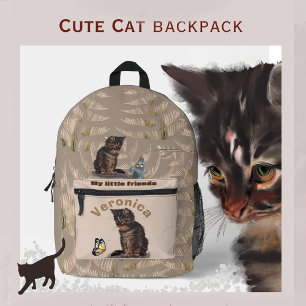 Niedliche Katze Bedruckter Rucksack