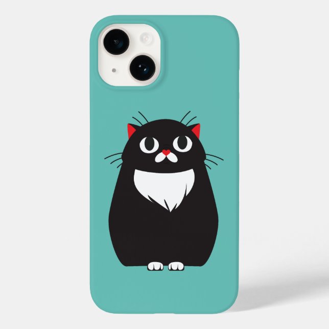 Niedliche Katze Case-Mate iPhone Hülle (Rückseite)