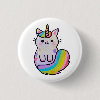 Niedliche Katze Einhorn Regenbogen