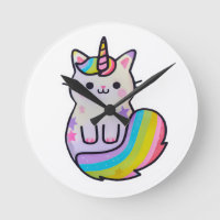 Niedliche Katze Einhorn Regenbogen