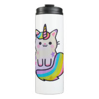 Niedliche Katze Einhorn Regenbogen