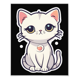 Niedliche Katze Fotodruck