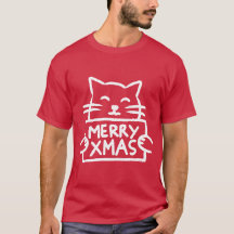 Niedliche Katze Frohe Weihnachten