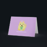 Niedliche Katze Geburtstag Dankeskarte<br><div class="desc">Adorable Geburtstagskarten oder Geburtstagsparty danke Ihnen Notizen.</div>
