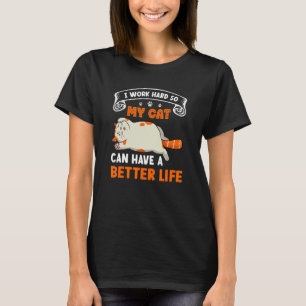 Niedliche Katze Haustiere Katzen Kitten Tier T-Shirt