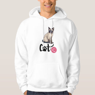 niedliche Katze Hoodie
