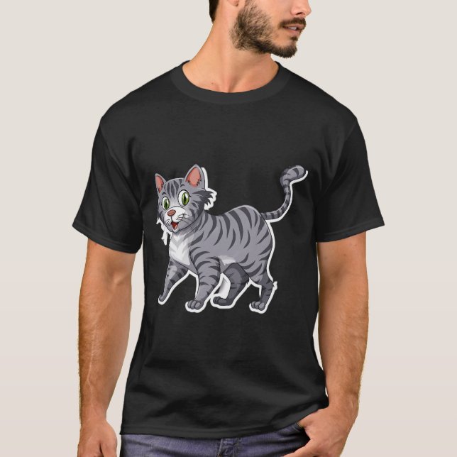 Niedliche Katze, hübsche Katze, Katze, T-Shirt (Vorderseite)