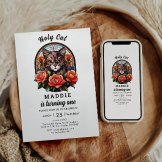 niedliche Katze Ich bin eins! Niedlich Cat Girl 1. Einladung