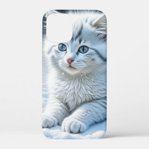 Niedliche Katze im Schnee Case-Mate iPhone Hülle