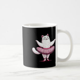Niedliche Katze im Tutu Ballett tanzen Männer Frau Kaffeetasse