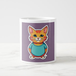 Niedliche Katze Jumbo-Tasse