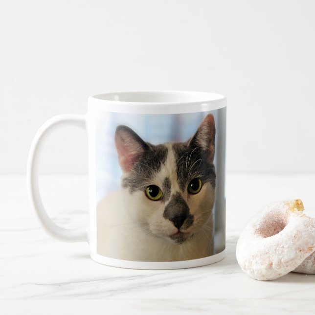Niedliche Katze Kaffeetasse (Mit Donut)