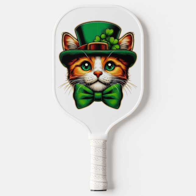 Niedliche Katze/Kätzchen Pickleball Schläger (Vorderseite)