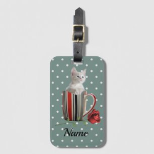 Niedliche Katze Kitten Pet Liebhaber Geschenk Gepäckanhänger