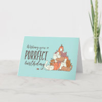 Niedliche Katze Lover Purfect Geburtstag Funny Bir