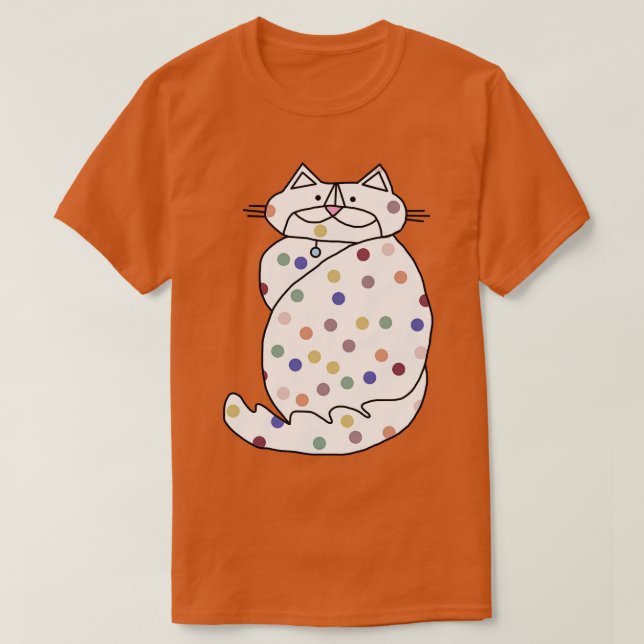 Niedliche Katze mit ausgeglichenem Spott T-Shirt (Design vorne)
