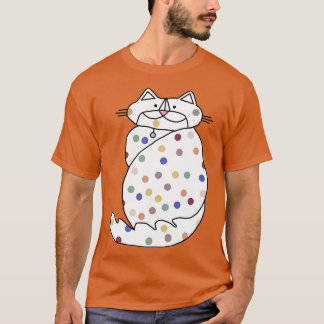 Niedliche Katze mit ausgeglichenem Spott T-Shirt