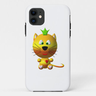Niedliche Katze mit Krone Case-Mate iPhone Hülle