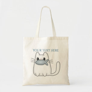 Niedliche Katze mit Preisfisch Tragetasche